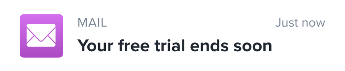 Email notifications