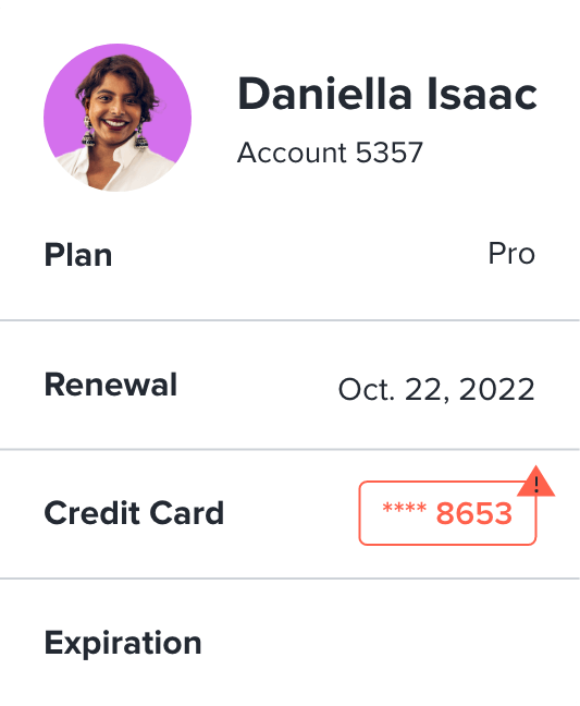Customers account
