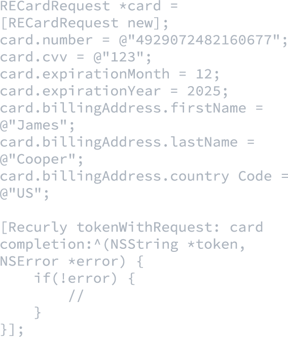 Mobile SDK code