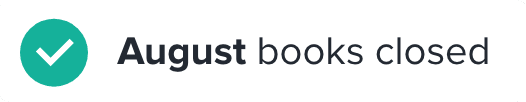 aug books closed